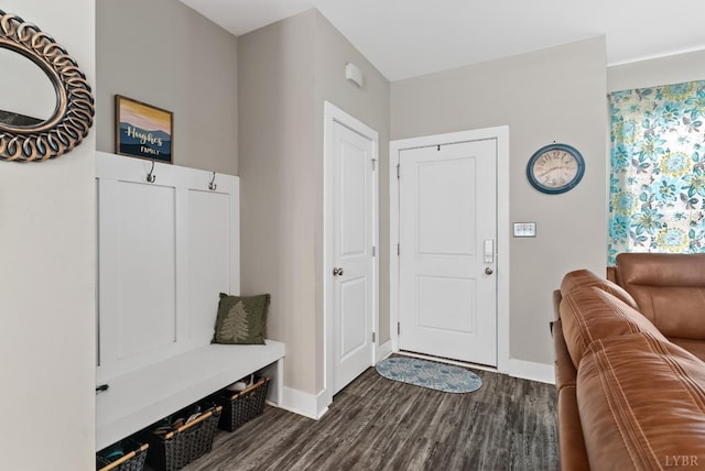 19 Cuddington Ln, Lynchburg, VA 24501 - mudroom featuring dark wood-style floors and baseboards