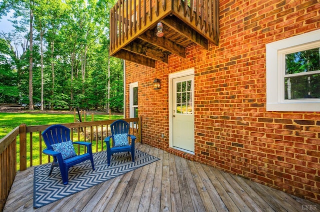134 Woodmont Ln, Forest, VA 24551 - view of deck