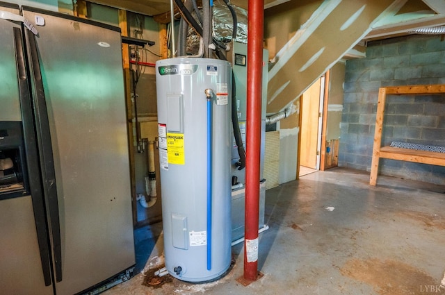 134 Woodmont Ln, Forest, VA 24551 - utility room with water heater and heating unit