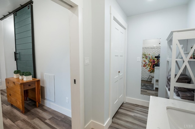 929 Poor House Farm Rd, Amherst, VA 24521 - corridor featuring light wood-type flooring and baseboards