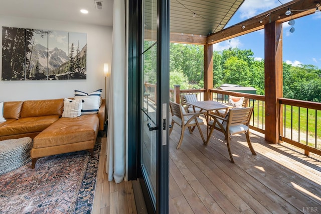 929 Poor House Farm Rd, Amherst, VA 24521 - deck featuring outdoor dining area