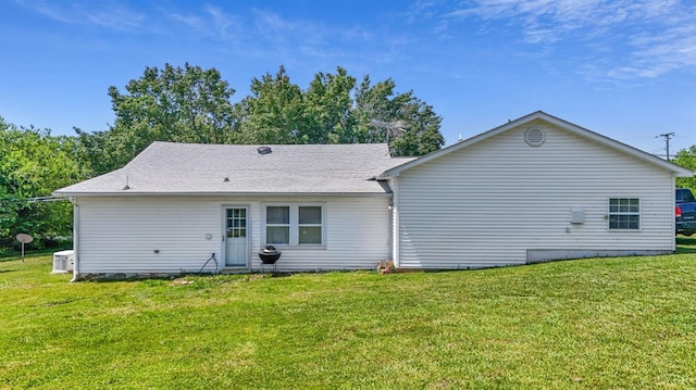 278 Tallyho, Concord, VA 24538 - rear view of house with a lawn and central AC
