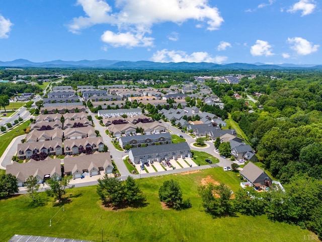 321 Meridian St, Lynchburg, VA 24502 - aerial perspective of suburban area featuring a mountain backdrop