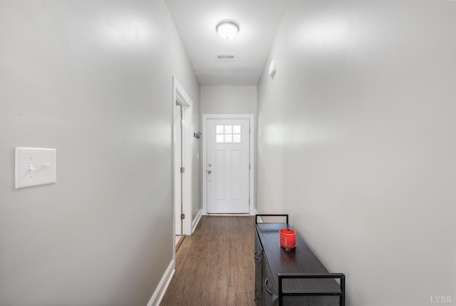 321 Meridian St, Lynchburg, VA 24502 - doorway to outside with wood finished floors and baseboards