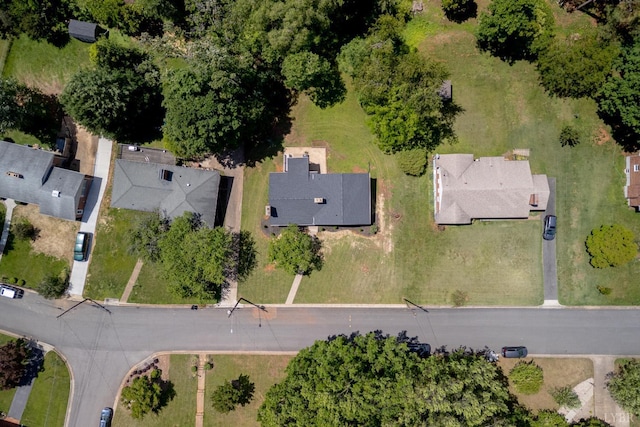 1261 Krise Cir, Lynchburg, VA 24503 - aerial view of property and surrounding area with nearby suburban area