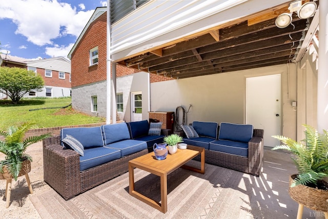 1261 Krise Cir, Lynchburg, VA 24503 - view of patio / terrace featuring outdoor lounge area