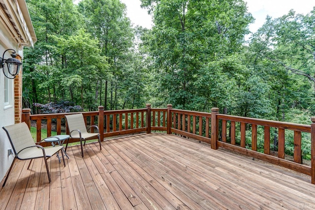 1146 Audubon Dr, Lynchburg, VA 24503 - view of wooden deck