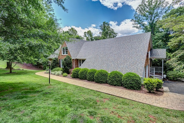 1146 Audubon Dr, Lynchburg, VA 24503 - a-frame home with roof with shingles and a front lawn