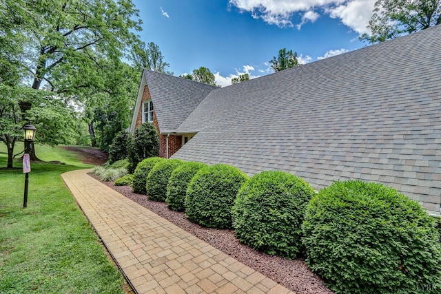 1146 Audubon Dr, Lynchburg, VA 24503 - view of property exterior with roof with shingles and a lawn