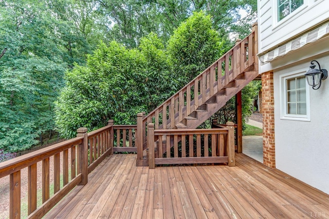 1146 Audubon Dr, Lynchburg, VA 24503 - deck featuring stairway