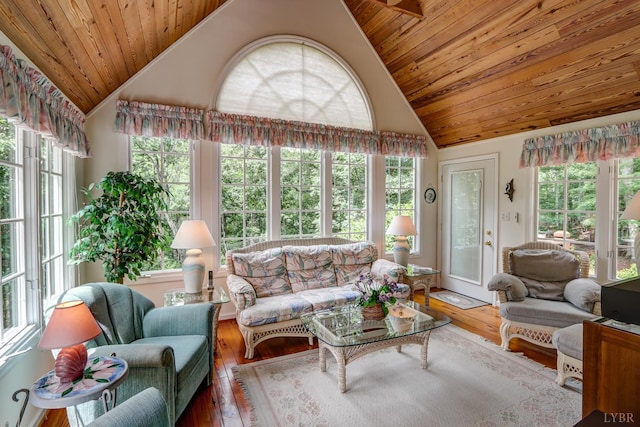 1146 Audubon Dr, Lynchburg, VA 24503 - sunroom featuring vaulted ceiling and french doors