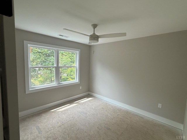 17 Kershaw Dr, Rustburg, VA 24588 - unfurnished room with baseboards and a ceiling fan