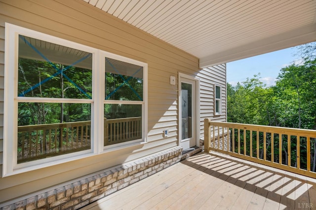 17 Kershaw Dr, Rustburg, VA 24588 - view of wooden deck