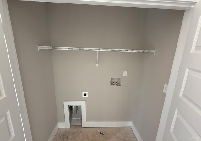 17 Kershaw Dr, Rustburg, VA 24588 - laundry area with hookup for a washing machine and hookup for an electric dryer