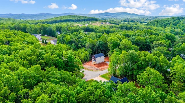 17 Kershaw Dr, Rustburg, VA 24588 - bird's eye view of a forest and a mountain backdrop