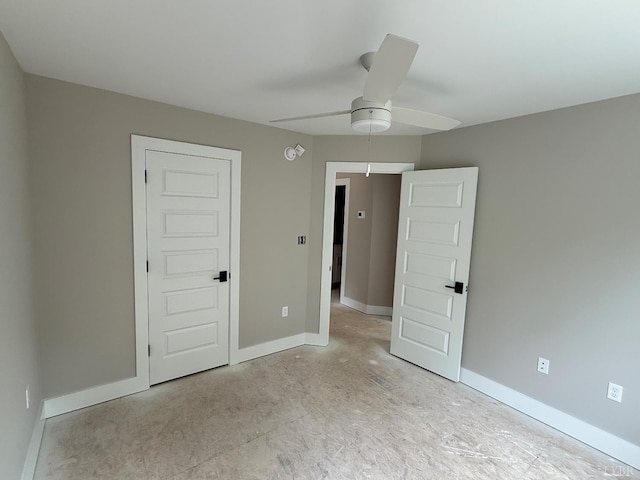 17 Kershaw Dr, Rustburg, VA 24588 - unfurnished bedroom with baseboards and ceiling fan