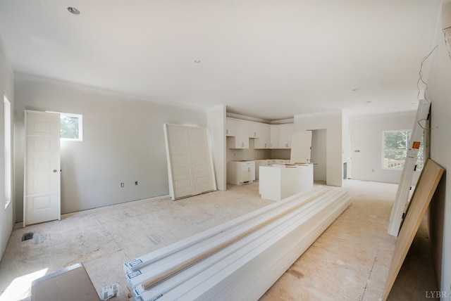 17 Kershaw Dr, Rustburg, VA 24588 - unfurnished living room with independent washer and dryer
