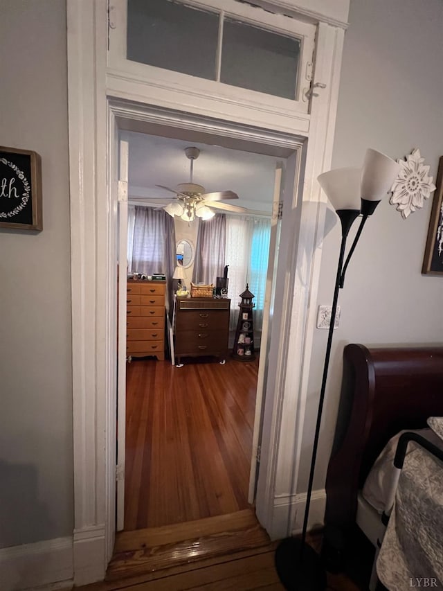 901 Bedford Ave, Altavista, VA 24517 - corridor featuring wood finished floors