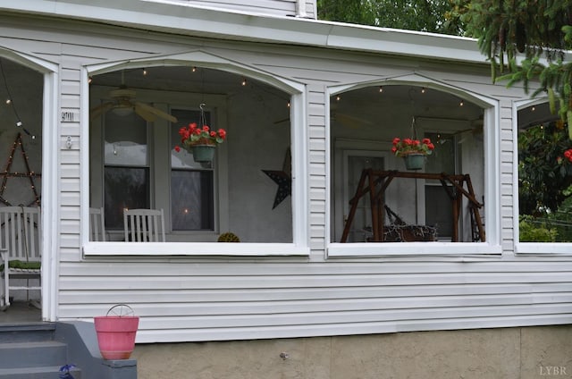 901 Bedford Ave, Altavista, VA 24517 - view of side of home featuring a sunroom