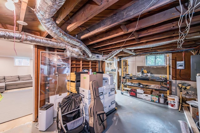213 Kensington Ave, Lynchburg, VA 24503 - below grade area with electric panel