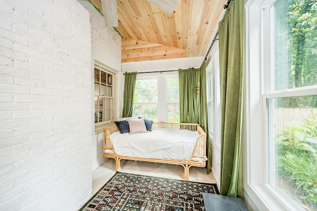 213 Kensington Ave, Lynchburg, VA 24503 - bedroom with vaulted ceiling and wood ceiling