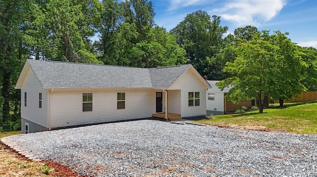 1040 Coronado Ln, Lynchburg, VA 24502 - single story home with gravel driveway and a shingled roof