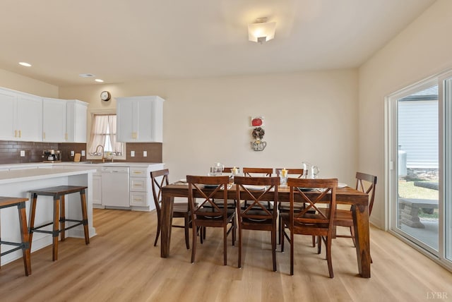 1268 Stoney Ridge Blvd, Forest, VA 24551 - dining space with light wood-type flooring, plenty of natural light, and recessed lighting