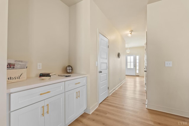 1268 Stoney Ridge Blvd, Forest, VA 24551 - corridor featuring light wood-type flooring and baseboards