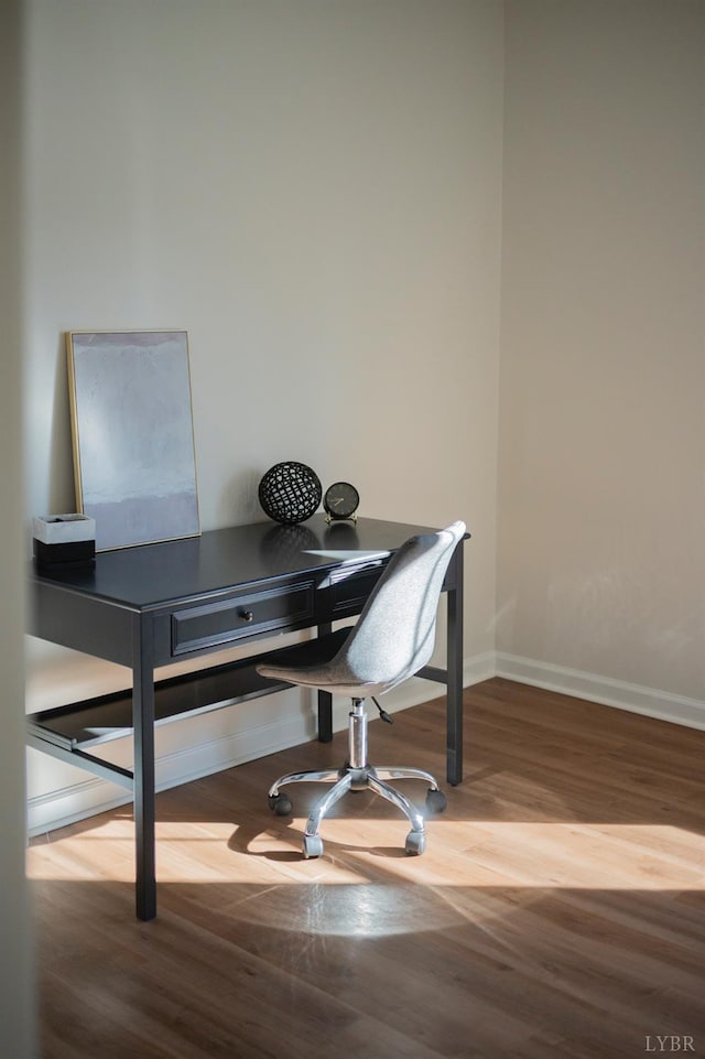 128 Brenleigh Ct Unit 105, Lynchburg, VA 24501 - office area with wood finished floors and baseboards