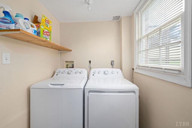 115 Mattiponi Dr, Madison Heights, VA 24572 - washroom with washer and dryer