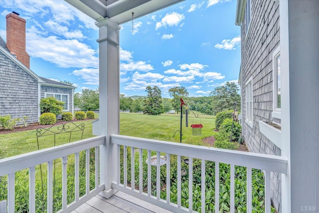 145 Golfers Crossing Dr, Penhook, VA 24137 - view of covered porch