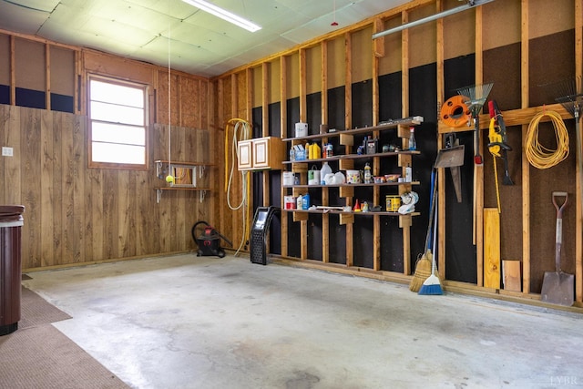 20586 Kings Hwy, Randolph, VA 23962 - garage featuring wooden walls