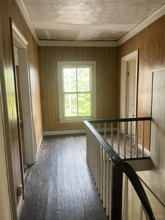 1115 Jackson St, Lynchburg, VA 24504 - hall with dark wood-style flooring