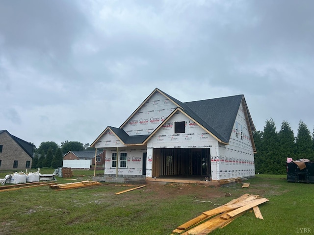 179 Meadow Brook Cir, Danville, VA 24541 - property in mid-construction featuring a front lawn
