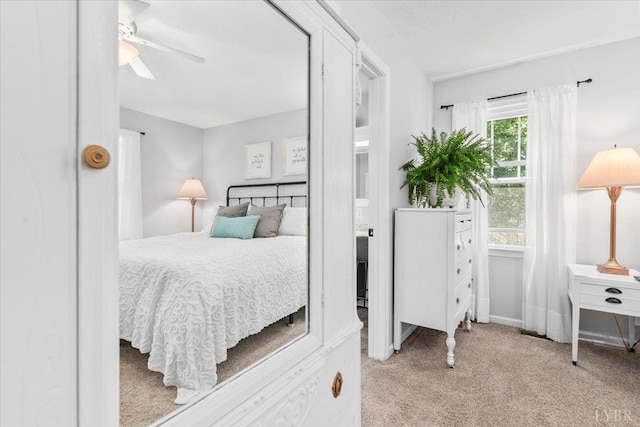 261 Carrington Ln, Roseland, VA 22967 - bedroom with carpet floors and ceiling fan