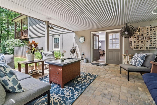 261 Carrington Ln, Roseland, VA 22967 - view of patio / terrace featuring an outdoor living space