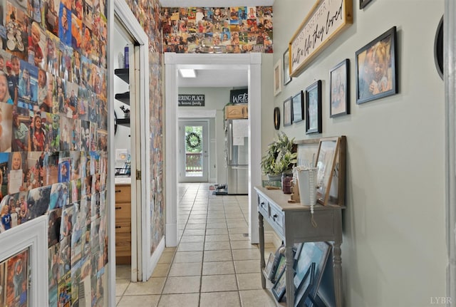 221 Castle Craig Dr, Evington, VA 24550 - corridor with light tile patterned flooring