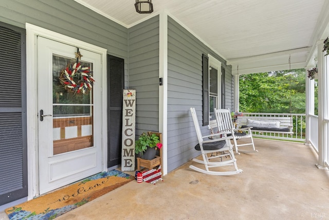 221 Castle Craig Dr, Evington, VA 24550 - property entrance with a porch