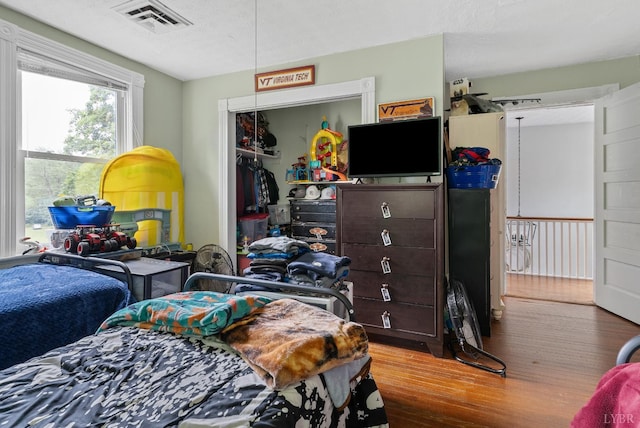 221 Castle Craig Dr, Evington, VA 24550 - bedroom with wood finished floors and a closet