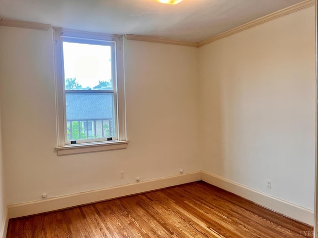 2910 Rivermont Ave Unit 301, Lynchburg, VA 24503 - unfurnished room featuring wood finished floors, baseboards, and ornamental molding