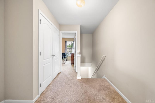 62 Squire Cir, Lynchburg, VA 24501 - corridor featuring an upstairs landing and carpet flooring