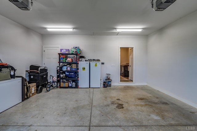 1151 Jefferson Meadows Dr, Forest, VA 24551 - garage with refrigerator
