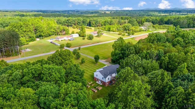 9790 Bear Creek Rd, Gladys, VA 24554 - bird's eye view of a heavily wooded area