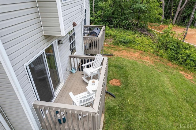 14 Jefferson Village Dr, Forest, VA 24551 - deck with a yard