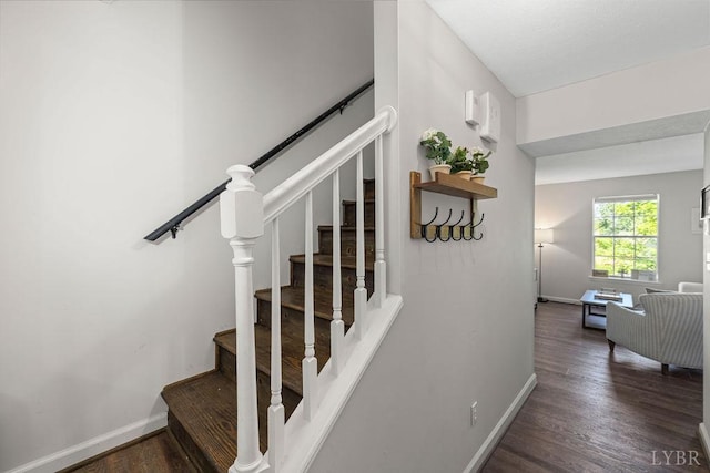 14 Jefferson Village Dr, Forest, VA 24551 - stairway with wood finished floors and baseboards