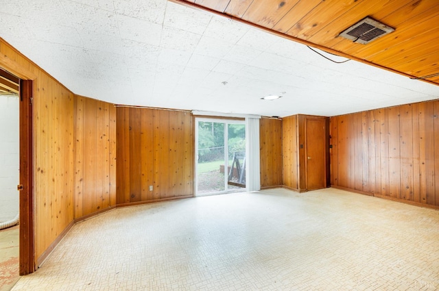 201 Oakland Cir, Lynchburg, VA 24502 - unfurnished room with wooden walls and baseboards