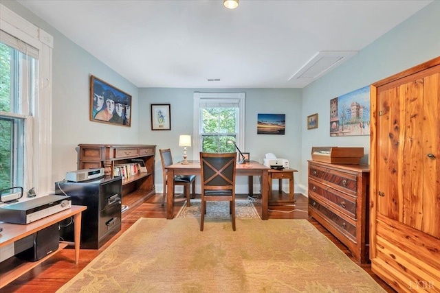 400 E Randolph Pl, Lynchburg, VA 24503 - office area with wood finished floors