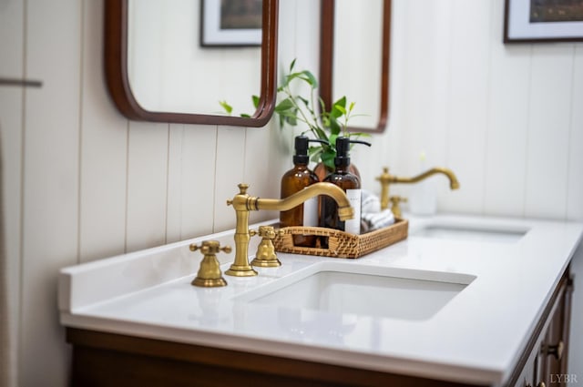 921 Peaksview St, Bedford, VA 24523 - bathroom view of vanity and a decorative wall