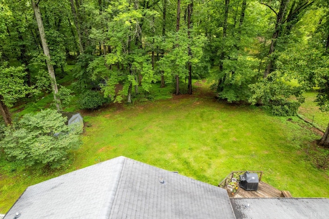 921 Peaksview St, Bedford, VA 24523 - view of yard with a wooden deck