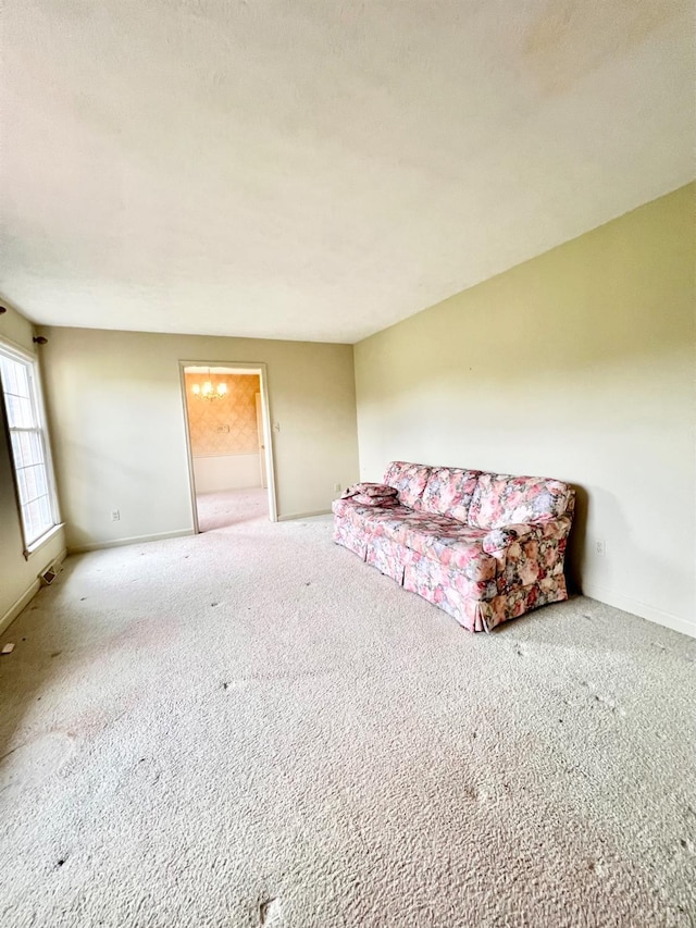 166 Matohe Rd, Monroe, VA 24574 - carpeted living room featuring baseboards